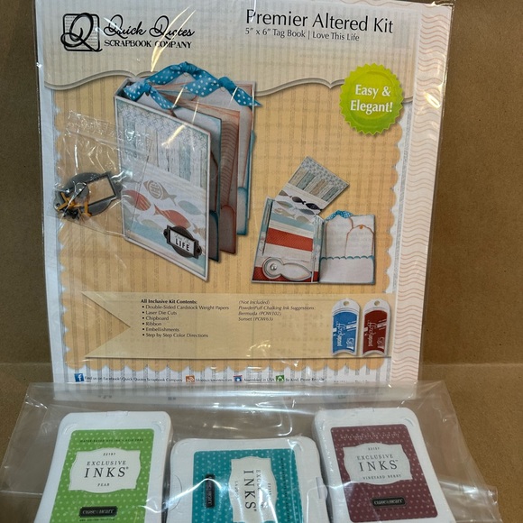 Quick quotes, scrapbook company, 5 x 6 tag book - Picture 2 of 4